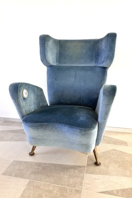 Vintage Armchair by Giulio Minoletti, 1950s-NWG-1782663