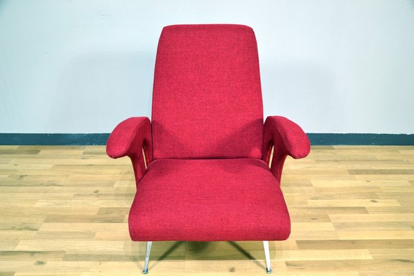 Vintage Armchair in Fabric, Italy, 1960s-QZZ-1304175