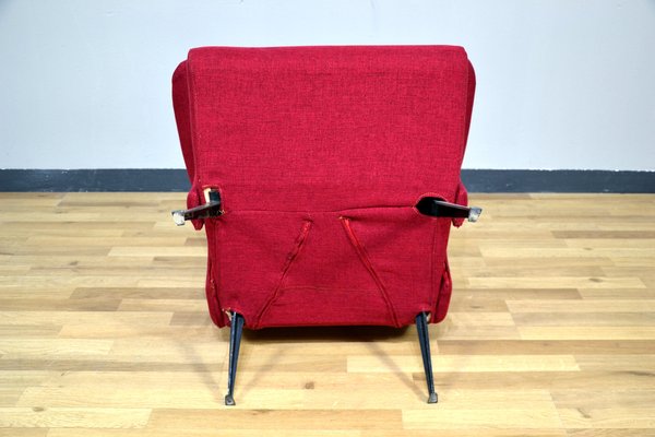 Vintage Armchair in Fabric, Italy, 1960s-QZZ-1304175