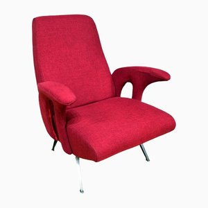 Vintage Armchair in Fabric, Italy, 1960s-QZZ-1304175