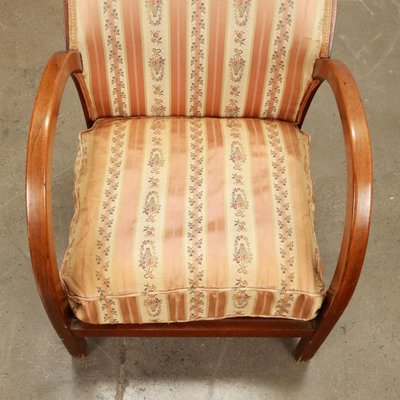 Vintage Armchair in Painted Beech and Cloth, 1950s-VMM-1808186