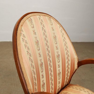 Vintage Armchair in Painted Beech and Cloth, 1950s-VMM-1808186