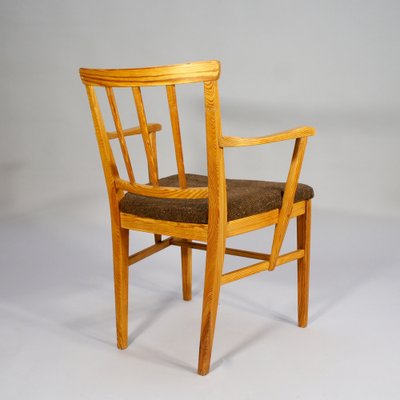 Vintage Armchair in Pine by Carl Malmsten, 1950s-SGX-1734237