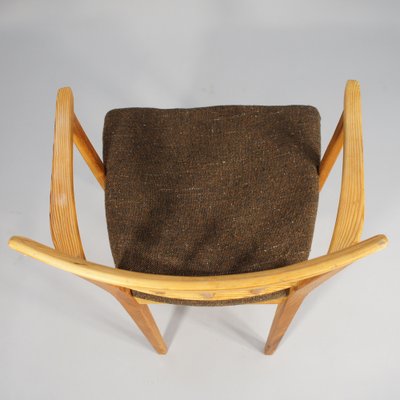 Vintage Armchair in Pine by Carl Malmsten, 1950s-SGX-1734237