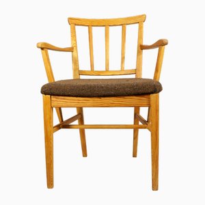 Vintage Armchair in Pine by Carl Malmsten, 1950s-SGX-1734237