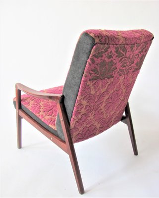 Vintage Armchair in Purple from Jitona, Czechoslovakia, 1960s-ZWG-1254305