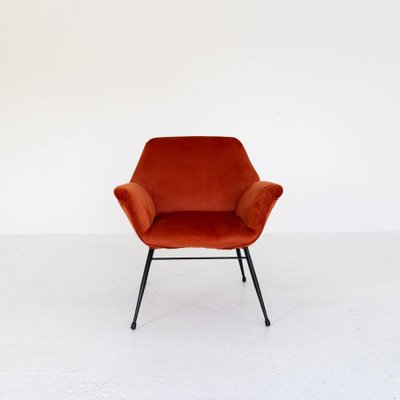 Vintage Armchair in Red, 1950s-SXX-1739463