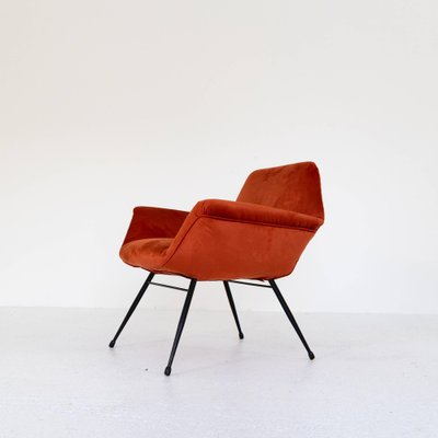 Vintage Armchair in Red, 1950s-SXX-1739463