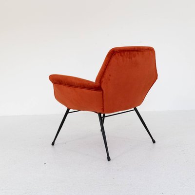 Vintage Armchair in Red, 1950s-SXX-1739463