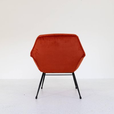 Vintage Armchair in Red, 1950s-SXX-1739463