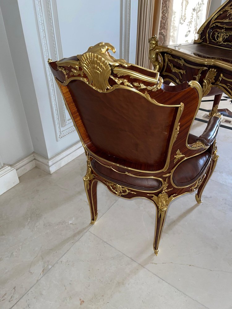 Vintage Armchair in Style of Francois Linke, Paris