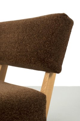 Vintage Armchair in Wood & Fabric-OKG-1765796