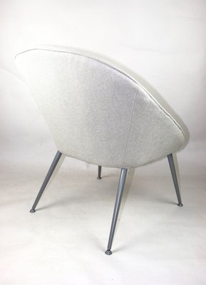 Vintage Armchair with Grey Metal Legs, 1970s-UJQ-750240