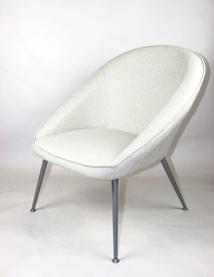 Vintage Armchair with Grey Metal Legs, 1970s-UJQ-750240