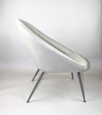 Vintage Armchair with Grey Metal Legs, 1970s-UJQ-750240