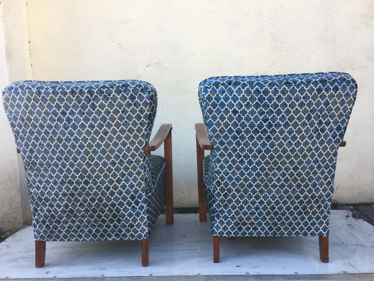 Vintage Armchairs, 1940s, Set of 2-WQQ-933345