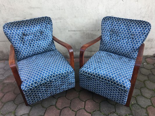 Vintage Armchairs, 1940s, Set of 2-WQQ-933345