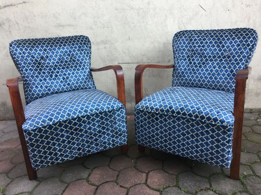 Vintage Armchairs, 1940s, Set of 2-WQQ-933345