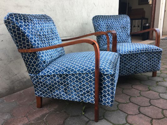 Vintage Armchairs, 1940s, Set of 2-WQQ-933345