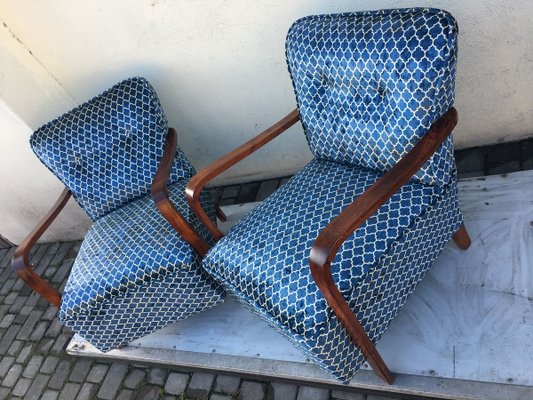 Vintage Armchairs, 1940s, Set of 2-WQQ-933345