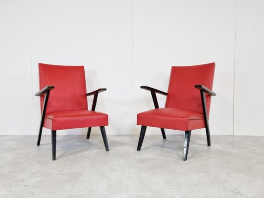 Vintage Armchairs, 1960s, Belgium, Set of 2-IRH-1134471