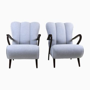 Vintage Armchairs attributed to Guglielmo Ulrich, 1950s, Set of 2-WIM-1782129