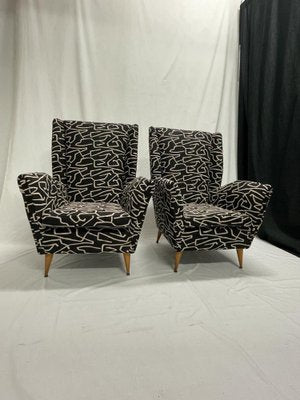 Vintage Armchairs by Giò Ponti, 1950s, Set of 2-FDH-1774628