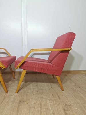 Vintage Armchairs, Czechoslovakia, Set of 2-QJA-1178567