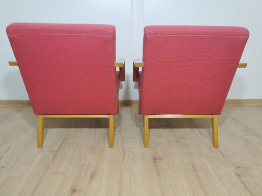 Vintage Armchairs, Czechoslovakia, Set of 2-QJA-1178567