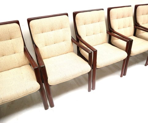 Vintage Armchairs from Lübke, 1970s, Set of 15-XID-1758749