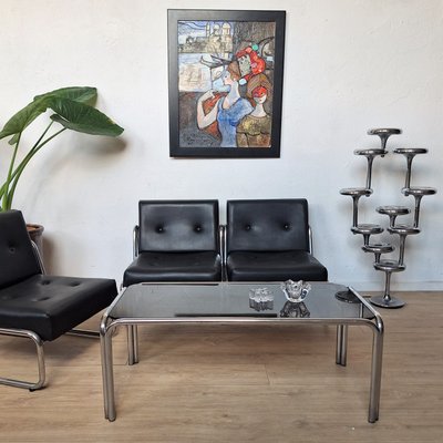 Vintage Armchairs from Soto Leon, Spain, 1965, Set of 3-WK-2016623