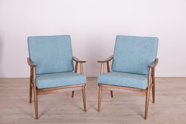 Vintage Armchairs from Ton, Czech, 1960s, Set of 2-NIT-1338953