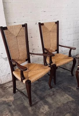 Vintage Armchairs in Beech, Set of 2-ODB-1807882