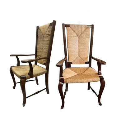 Vintage Armchairs in Beech, Set of 2-ODB-1807882