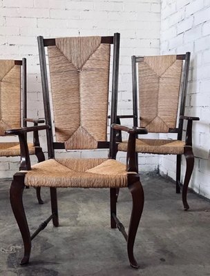 Vintage Armchairs in Beech, Set of 2-ODB-1807882