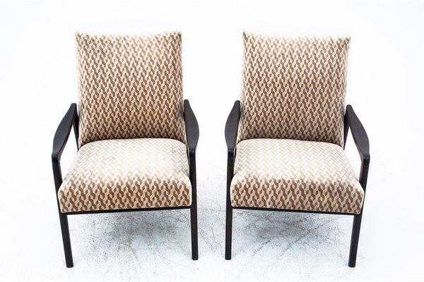 Vintage Armchairs, Poland, 1960s, Set of 2-BXB-1291221