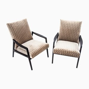 Vintage Armchairs, Poland, 1960s, Set of 2-BXB-1291221