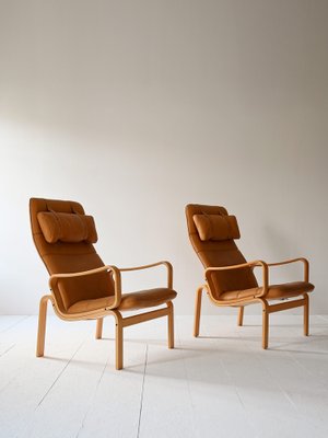 Vintage Armchairs with Cushions, 1980s, Set of 2-QWP-1738988