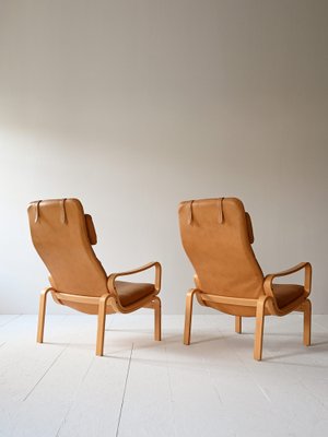 Vintage Armchairs with Cushions, 1980s, Set of 2-QWP-1738988