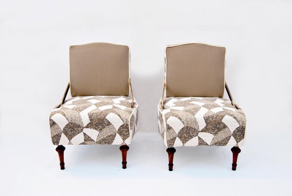 Vintage Armchairs with Double-Sided Backrests, Set of 2-CGZ-1789619