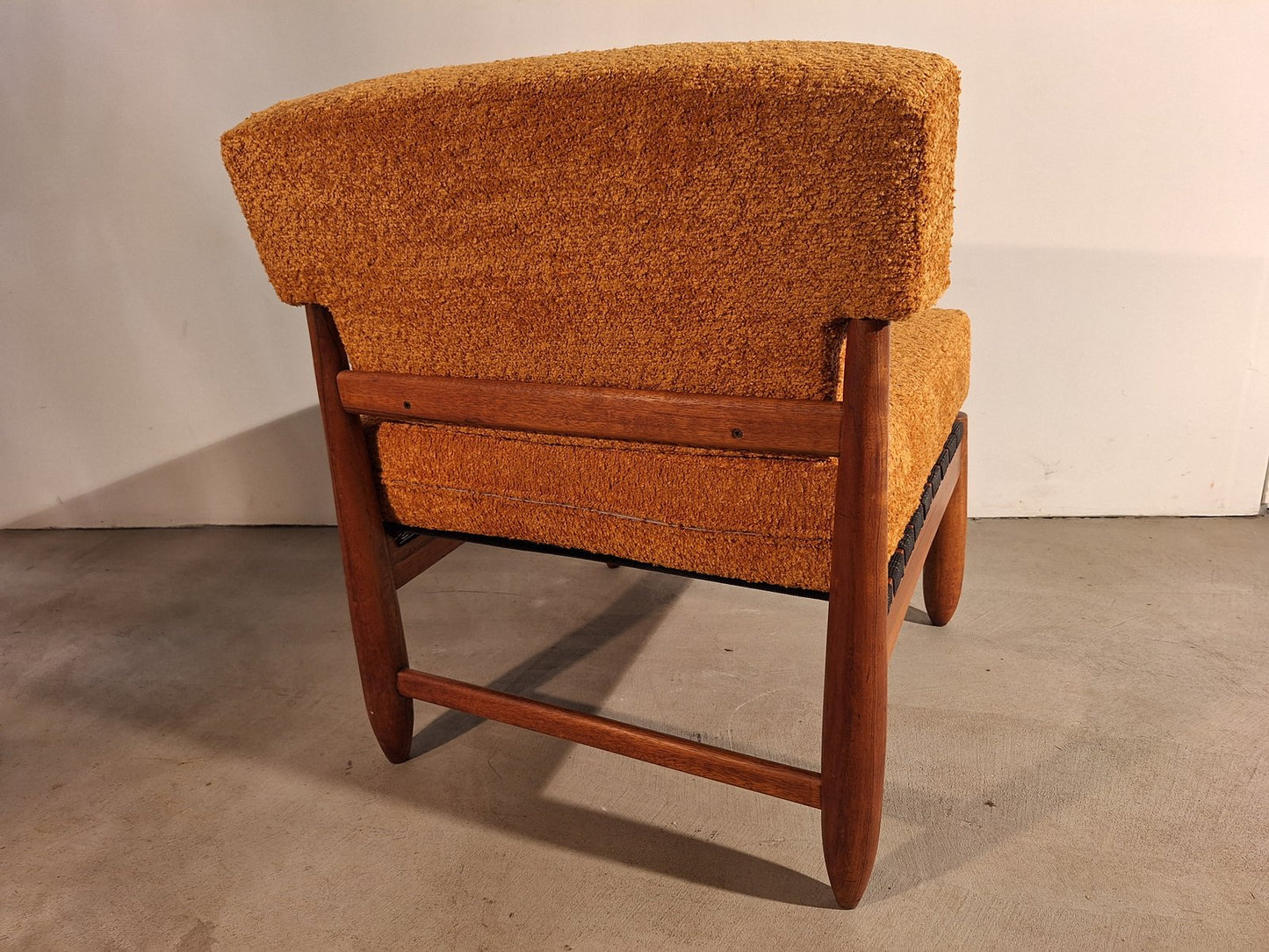 Vintage Armchairs with Rubber Tie Rods, 1950s