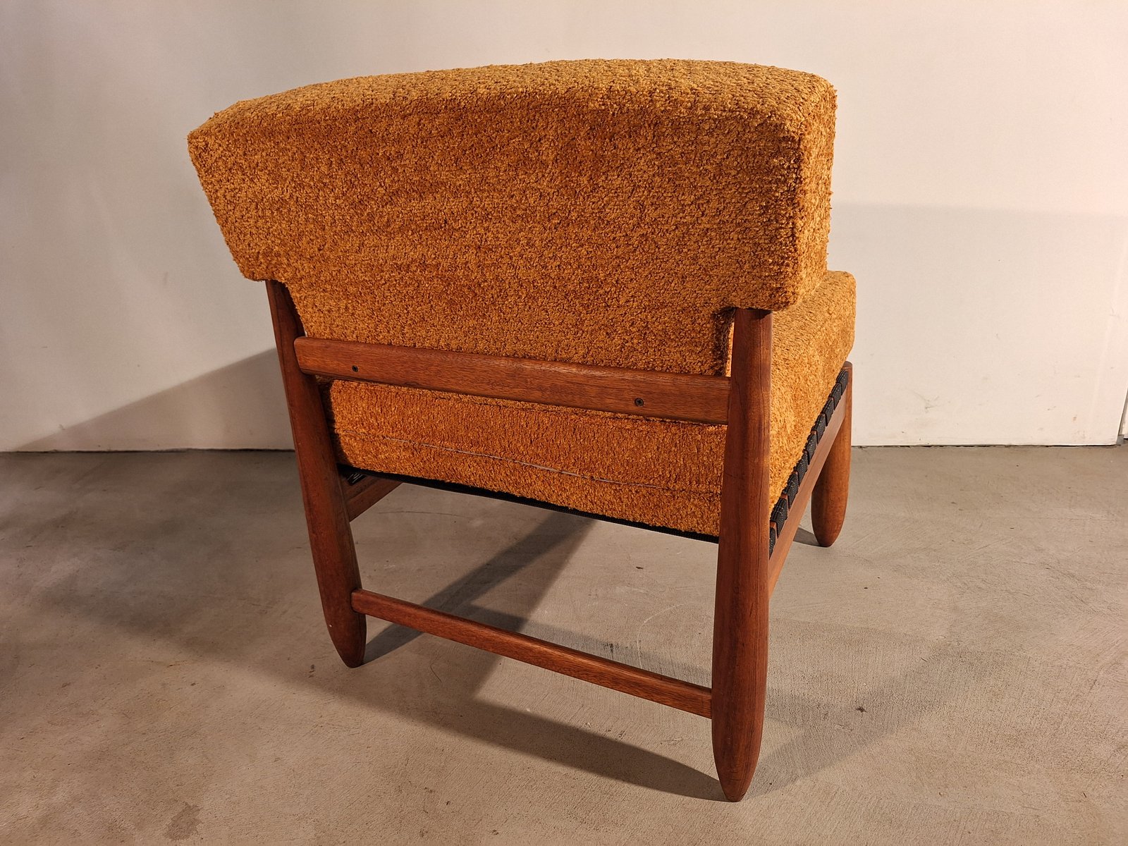 Vintage Armchairs with Rubber Tie Rods, 1950s