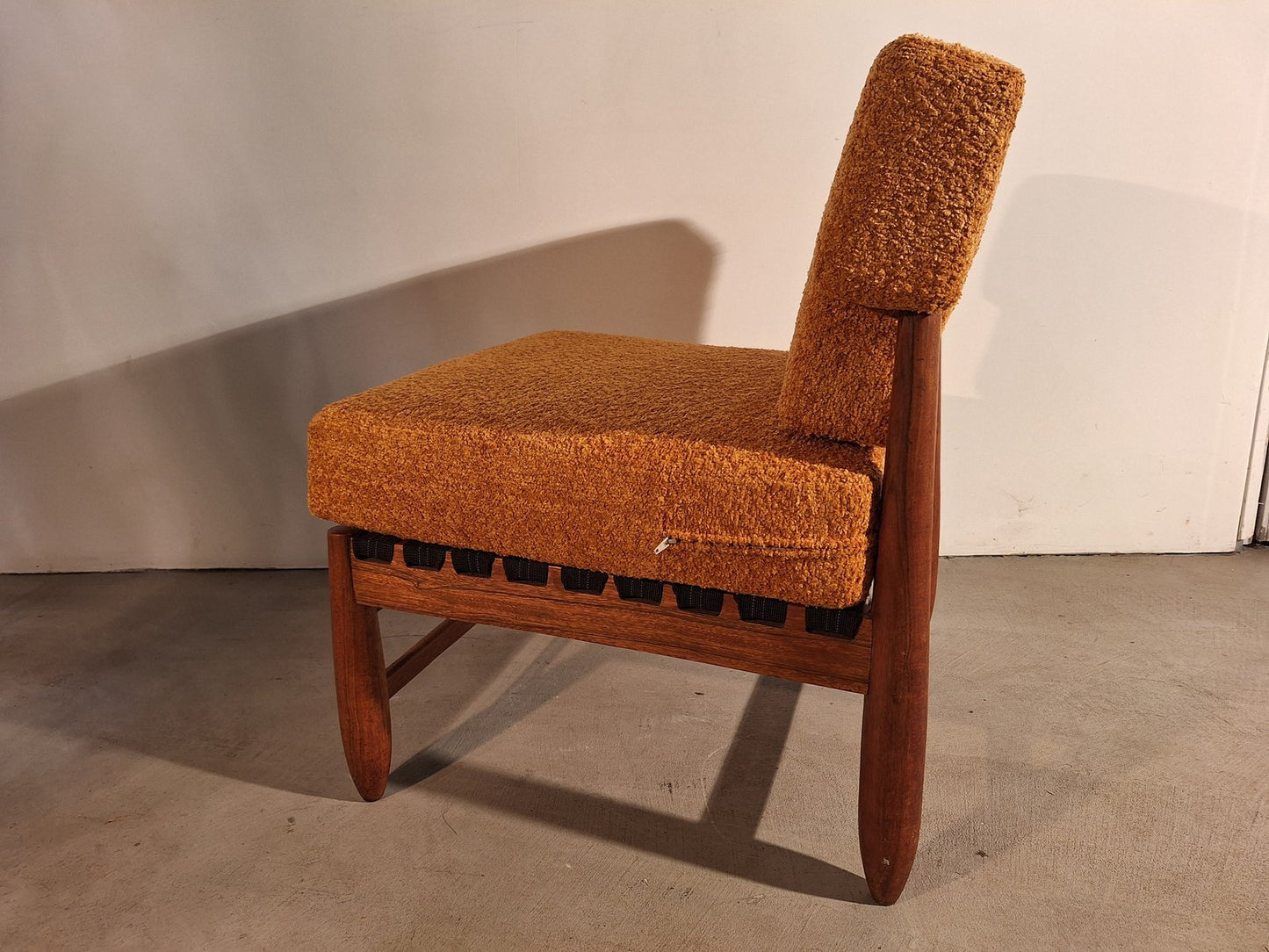 Vintage Armchairs with Rubber Tie Rods, 1950s