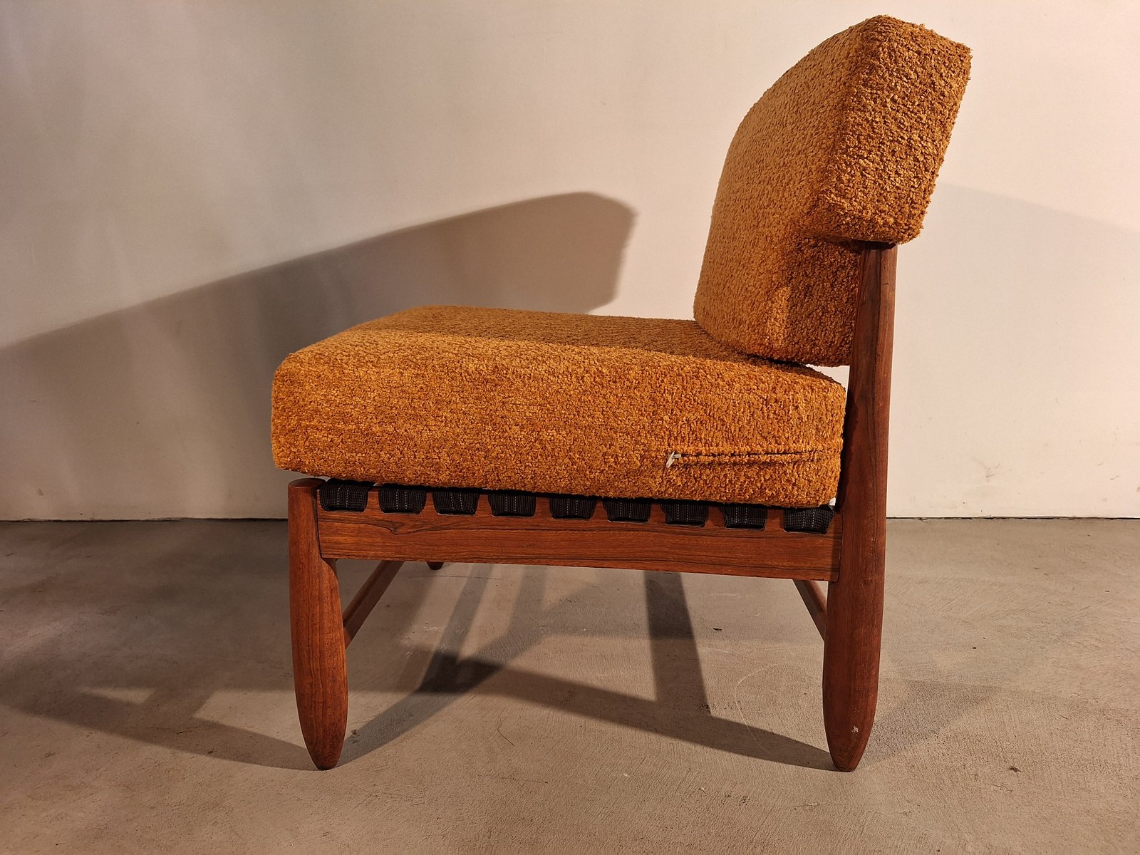 Vintage Armchairs with Rubber Tie Rods, 1950s