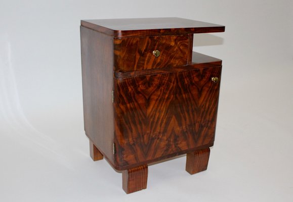 Vintage Art Deco Austrian Walnut Chest of Drawers, 1930s-NB-618834