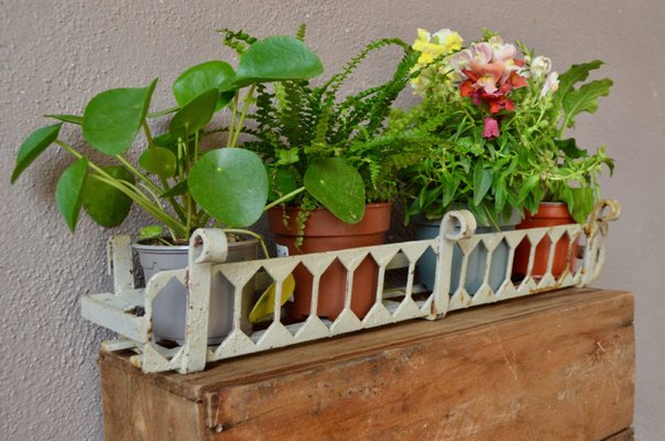 Vintage Art Deco Balcony Planters, Set of 2-AIU-1320184