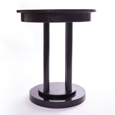 Vintage Art Deco Black Side Table-FSD-565506