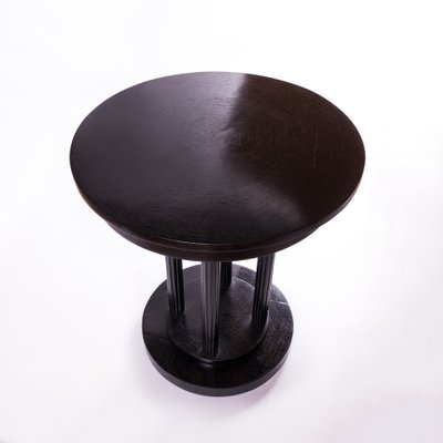 Vintage Art Deco Black Side Table-FSD-565506