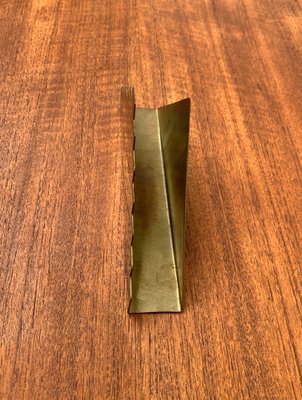 Vintage Art Deco Brass Napkin Holder-UAH-1294654