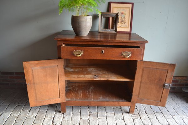 Vintage Art Deco Cabinet in Oak, 1900s-GTG-1763904